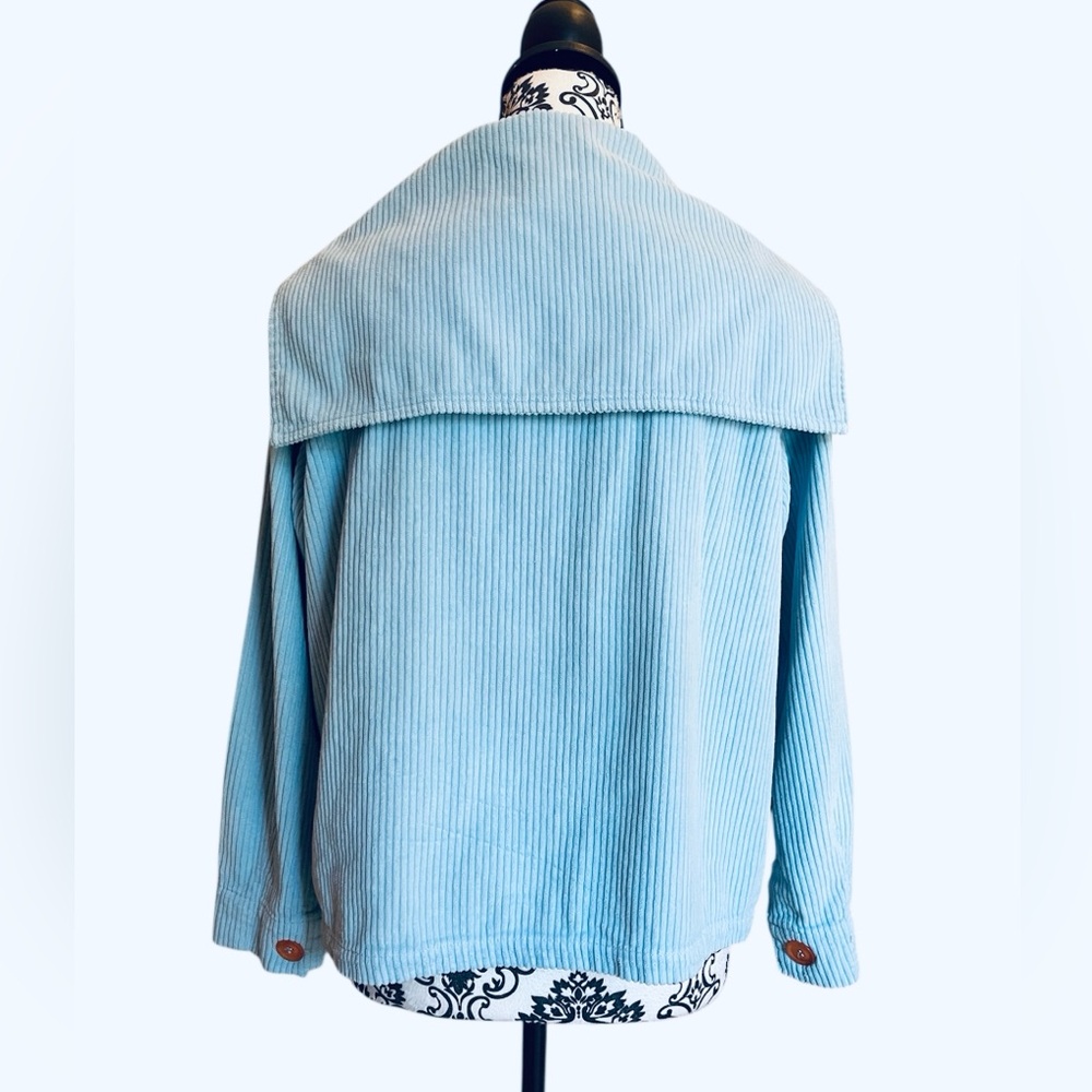 Big Bud Press Corduroy Sailor Jacket Baby Blue XS - Picture 3 of 9